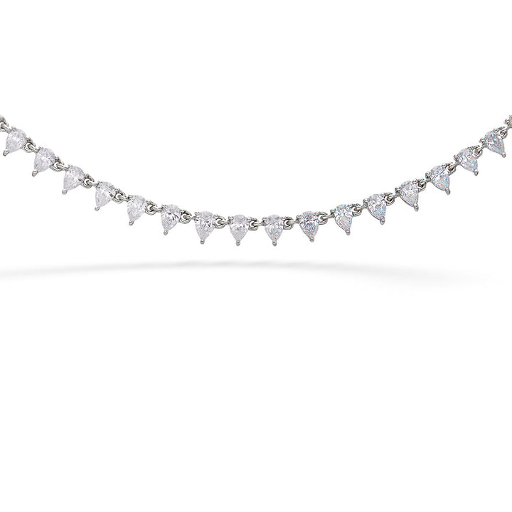 14kw 2.74tdw Diamond Tennis Necklace by Shy Creation 18"