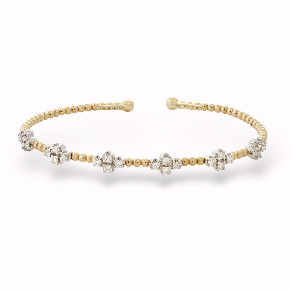 Diamond Clusters Bujukan Bracelet by Gabriel & Co.