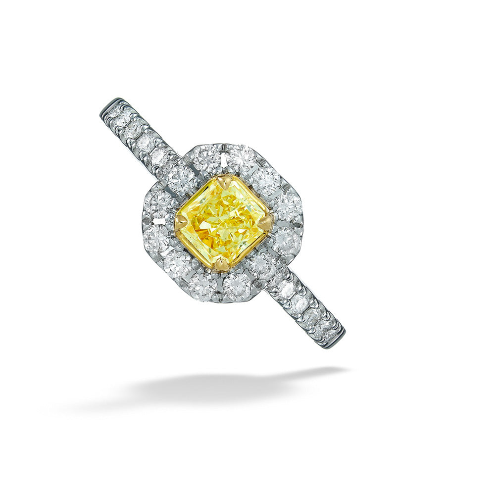 Yellow Diamond Engagement Ring