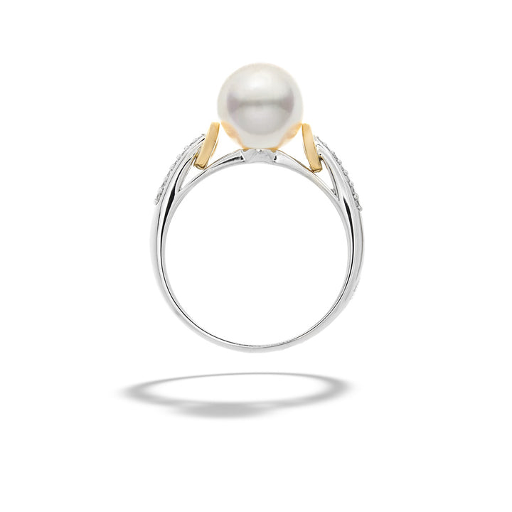 Pearl and Diamond Ring