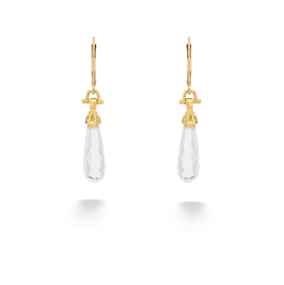 Rock Crystal Earrings by Anatoli