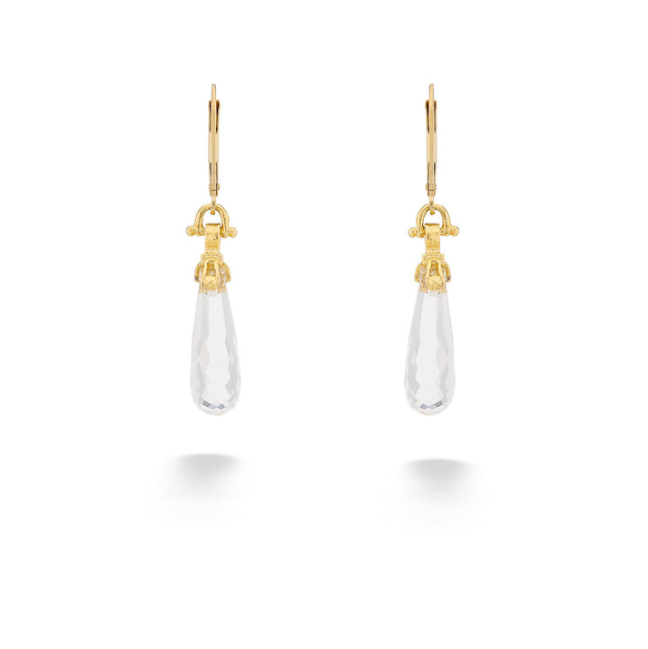 Rock Crystal Earrings by Anatoli