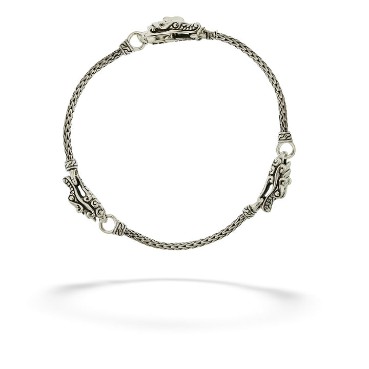 Naga Heritage Triple Dragon Station Bracelet by John Hardy