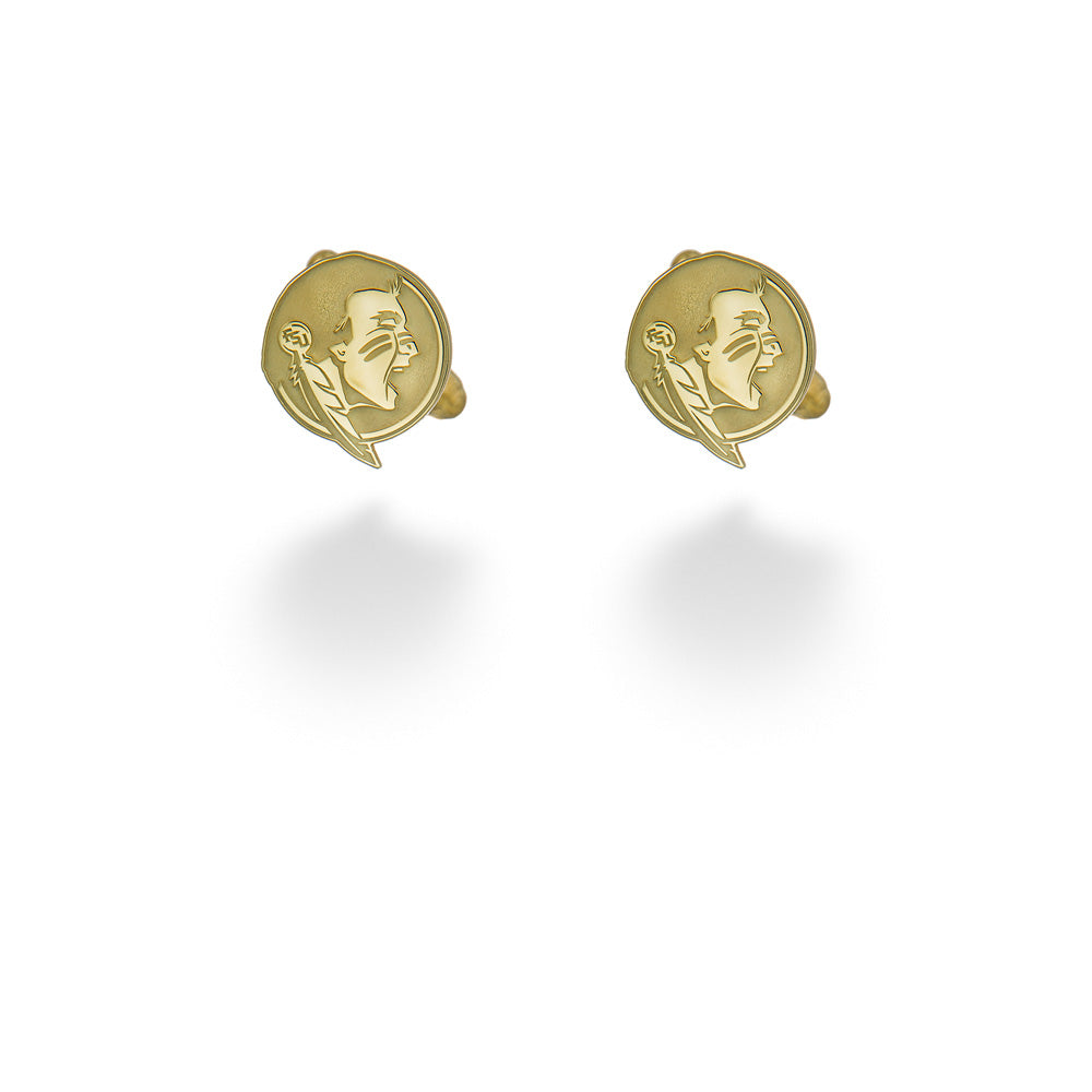 Sterling Silver and Gold Plated FSU Logo Cufflinks