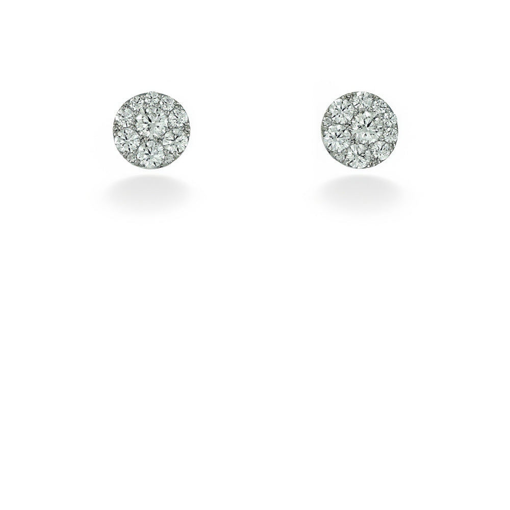 Diamond Tessa Circle Earrings by Hearts On Fire
