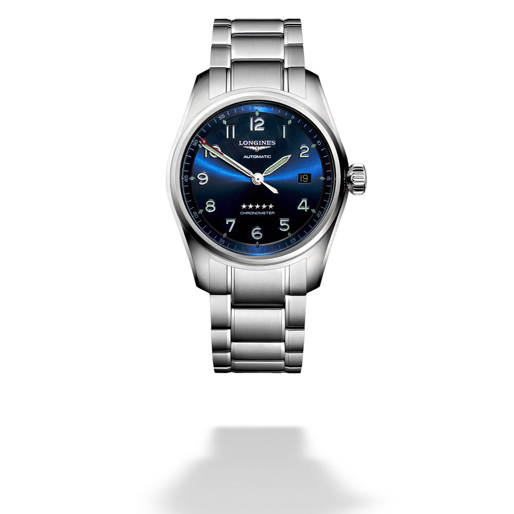 Sunray Blue Spirit Automatic Watch by Longines