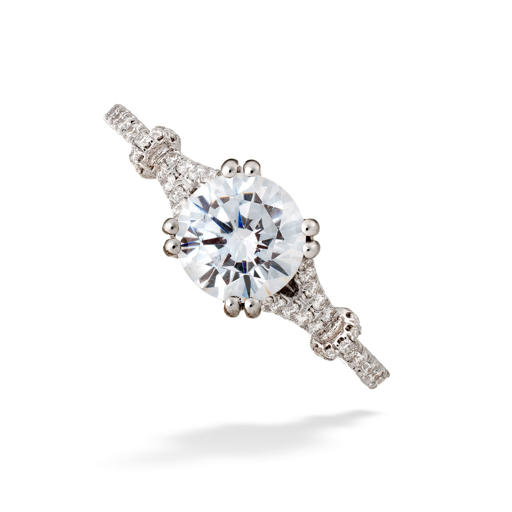 Diamond Semi-Mount Ring for 1.00ct Center by Coast Diamond