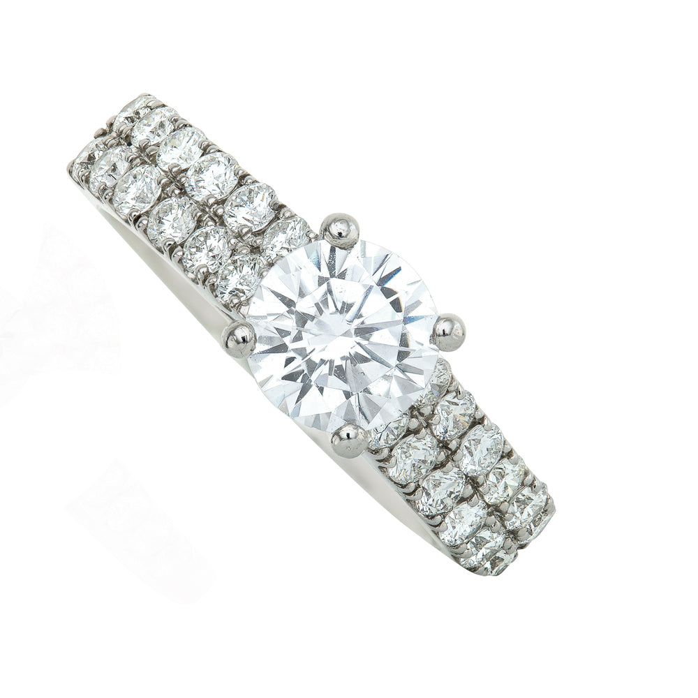 Platinum Diamond Semi Mount Ring by Coast Diamond