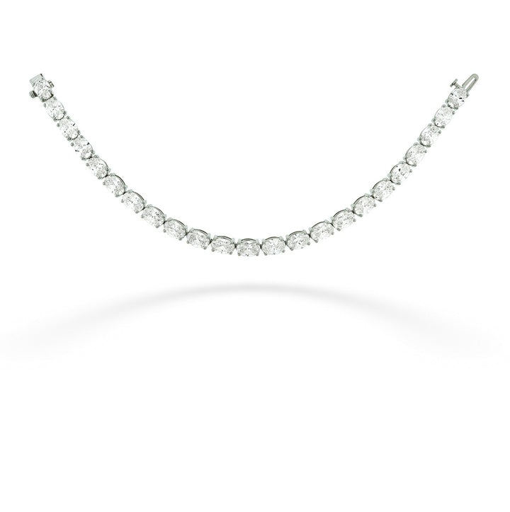 Oval Lab Grown Diamond Tennis Bracelet