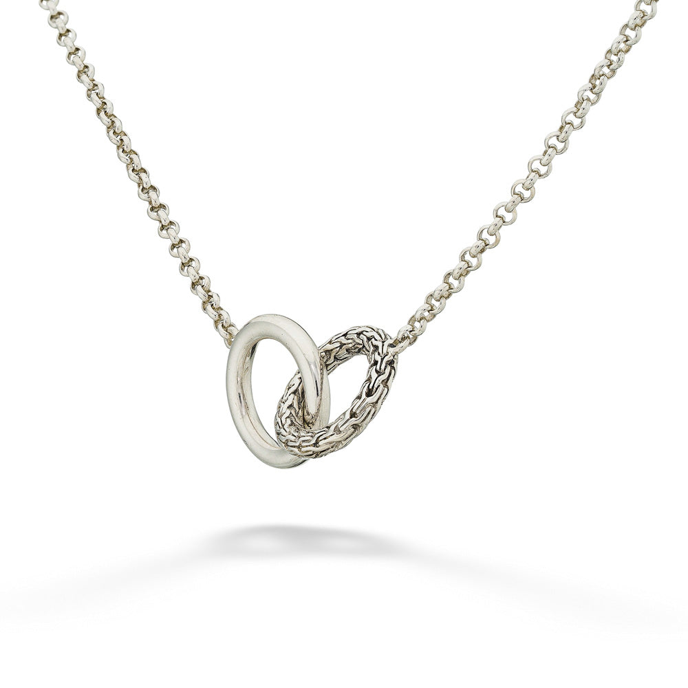Adjustable Mini Rolo Chain Interlocking Necklace by John Hardy