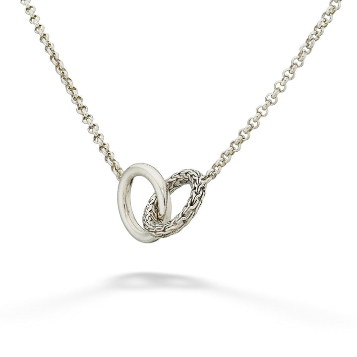 Adjustable Mini Rolo Chain Interlocking Necklace by John Hardy