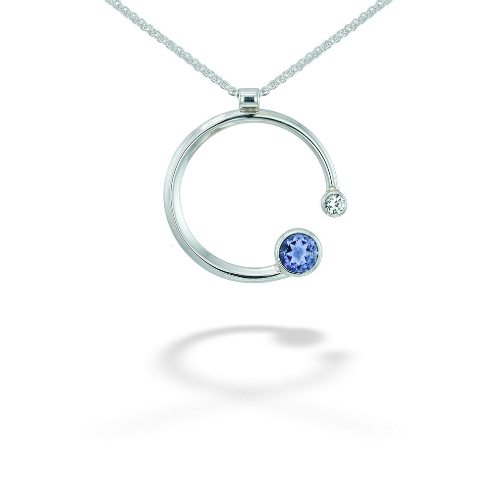 Sterling Silver Stargazer Necklace by E.L. Designs