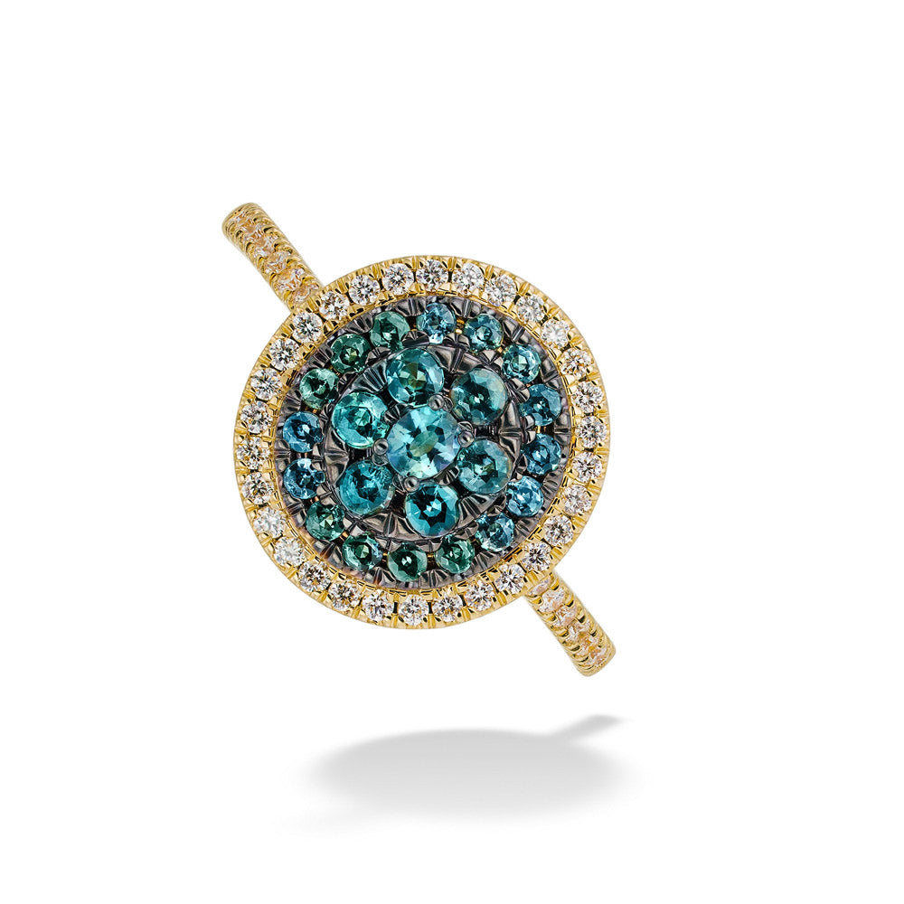 Alexandrite & Diamond Ring by Mark Henry