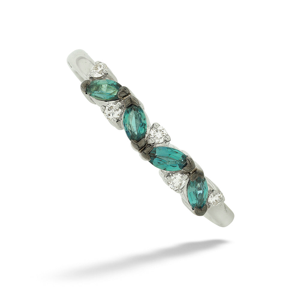 Alexandrite Diamond Band by Mark Henry – The Gem Collection