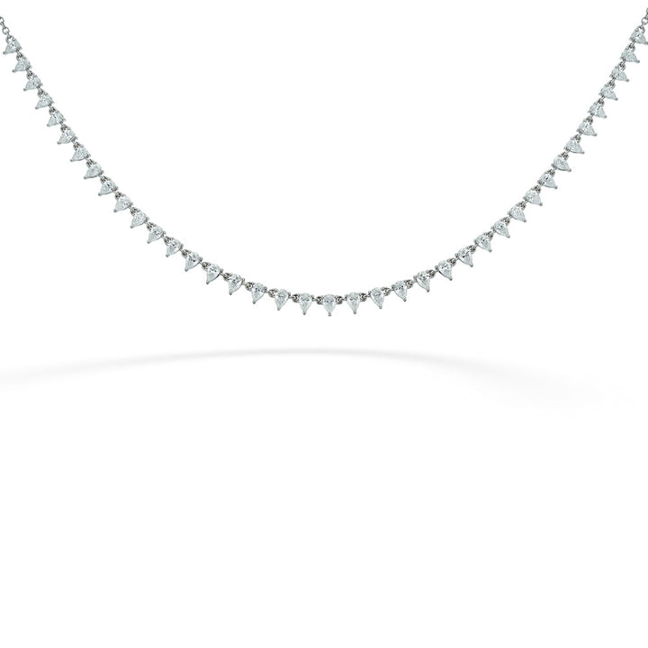 14kw 2.74tdw Diamond Tennis Necklace by Shy Creation 18"
