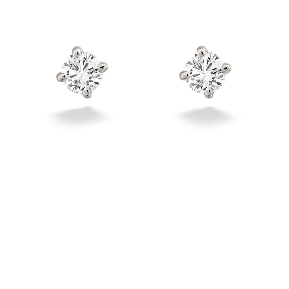 .5 Carat Round Diamond Stud Earrings