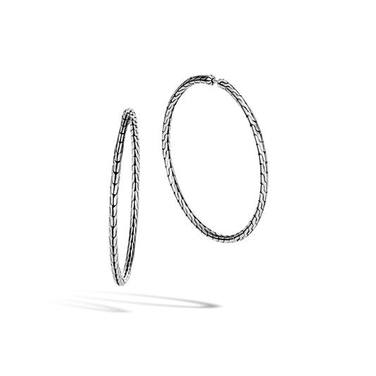 Classic Chain Large Hoops by John Hardy