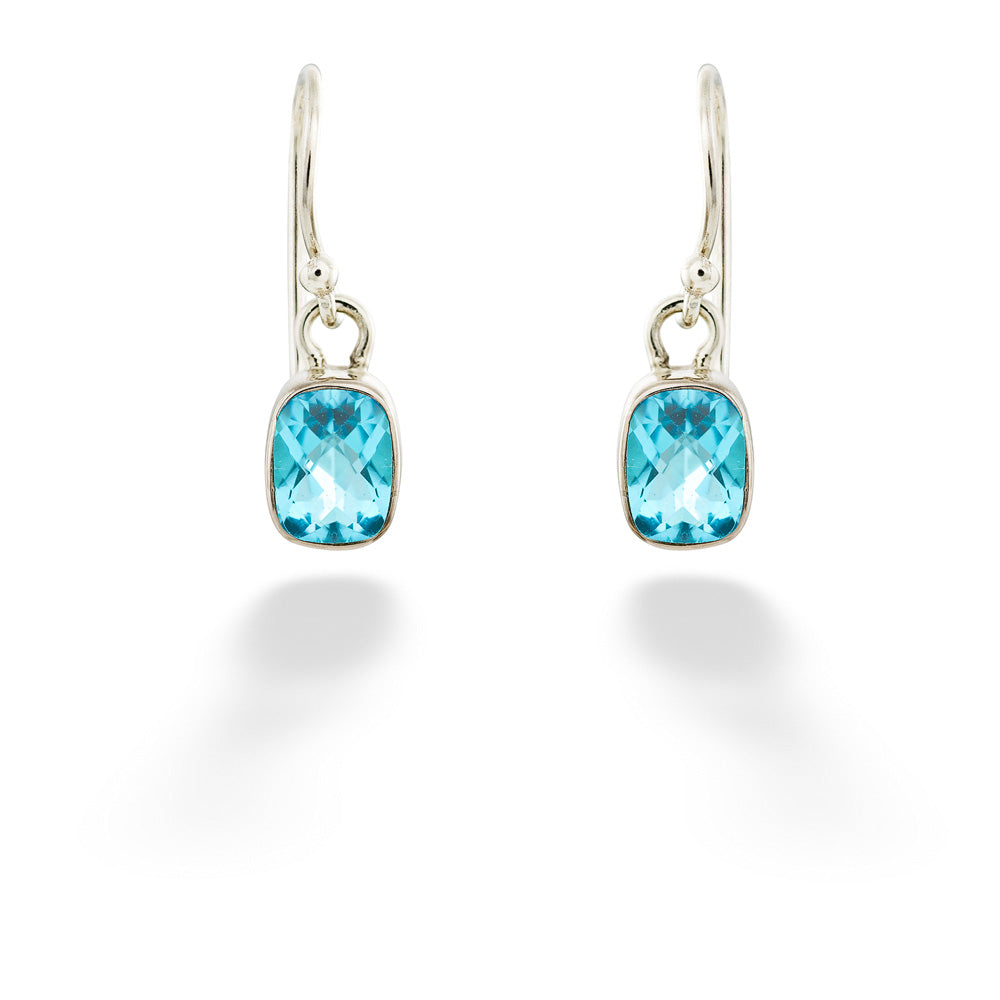 Blue Topaz Drop Earrings by Acleoni