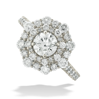Floral Halo Cocktail Ring by De Beers Forevermark