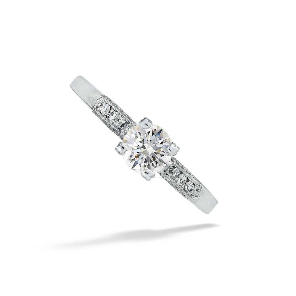 18K White Gold 0.50ct Diamond Engagement Ring