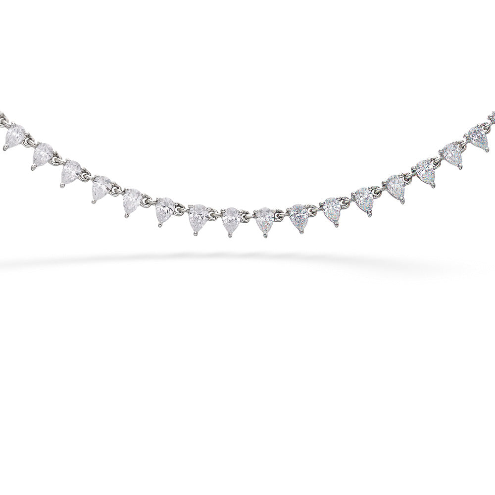 14kw 2.74tdw Diamond Tennis Necklace by Shy Creation 18"