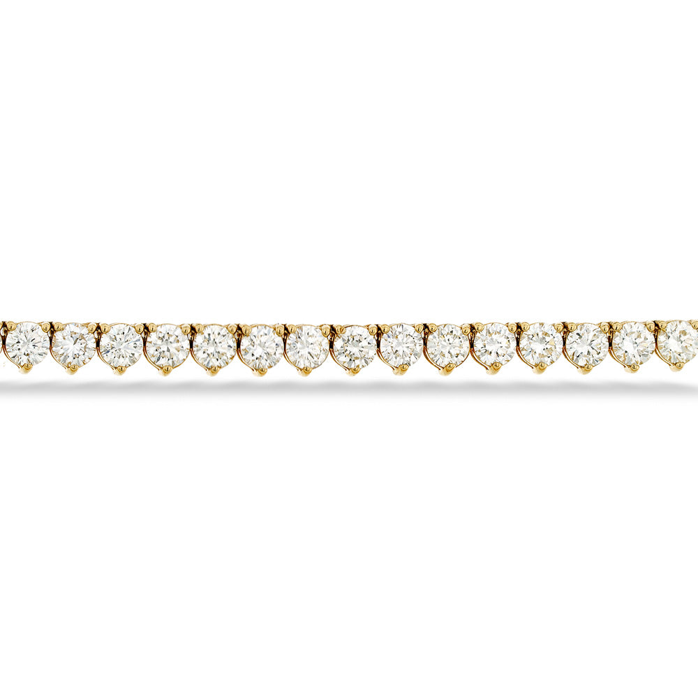 14K Gold Diamond Tennis Necklace - 17"
