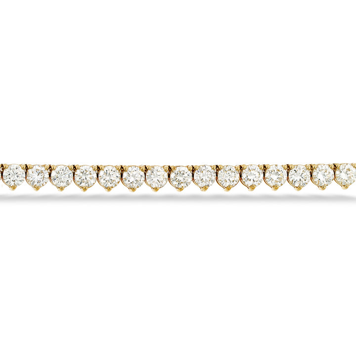 14K Gold Diamond Tennis Necklace - 17"