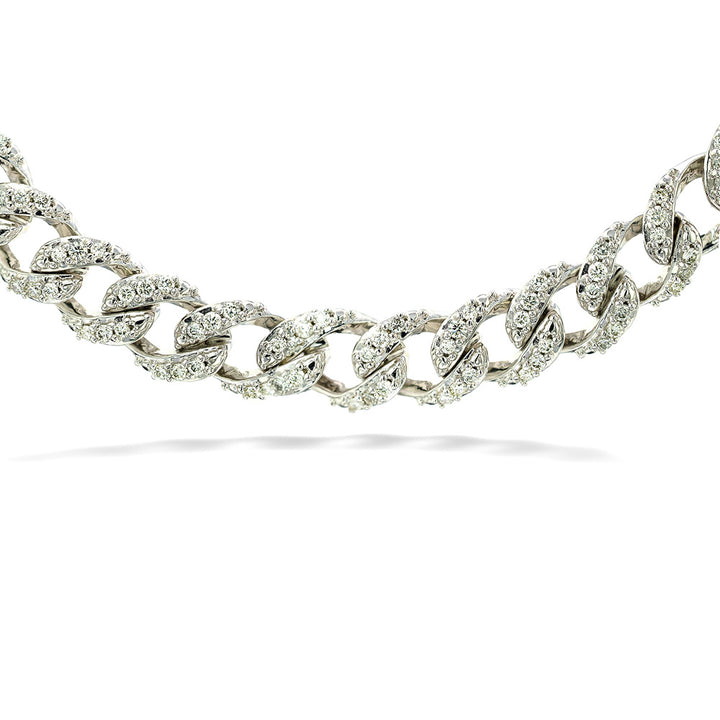 Diamond Pave Cuban Link Bracelet