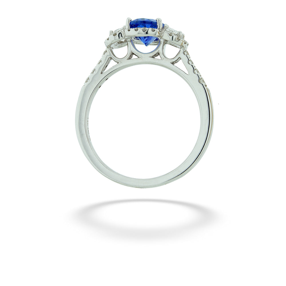 Tanzanite and Diamond Ring by Parle