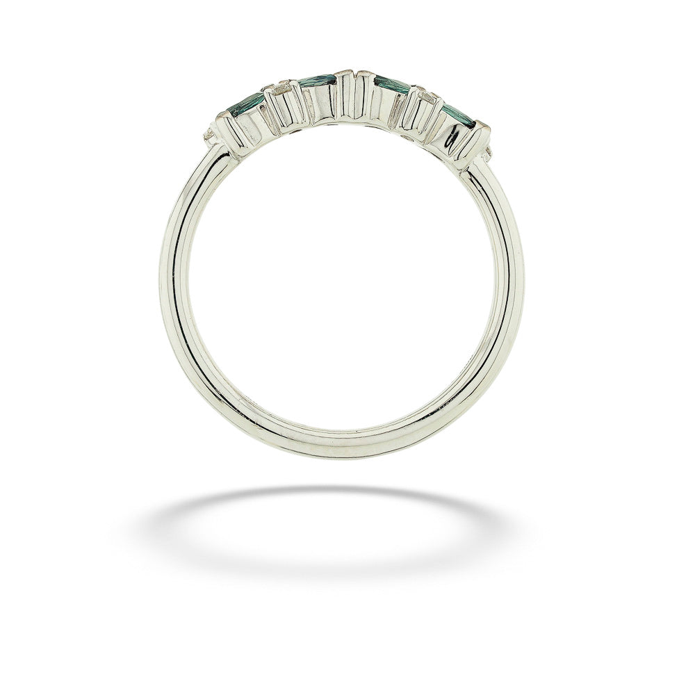 Alexandrite & Diamond Band by Mark Henry