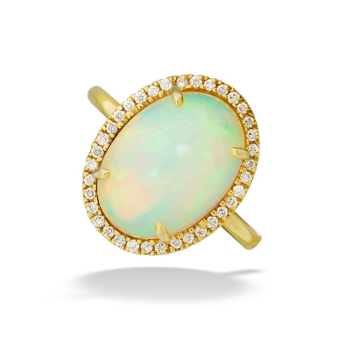 Opal & Diamond Cocktail Ring by Mazza