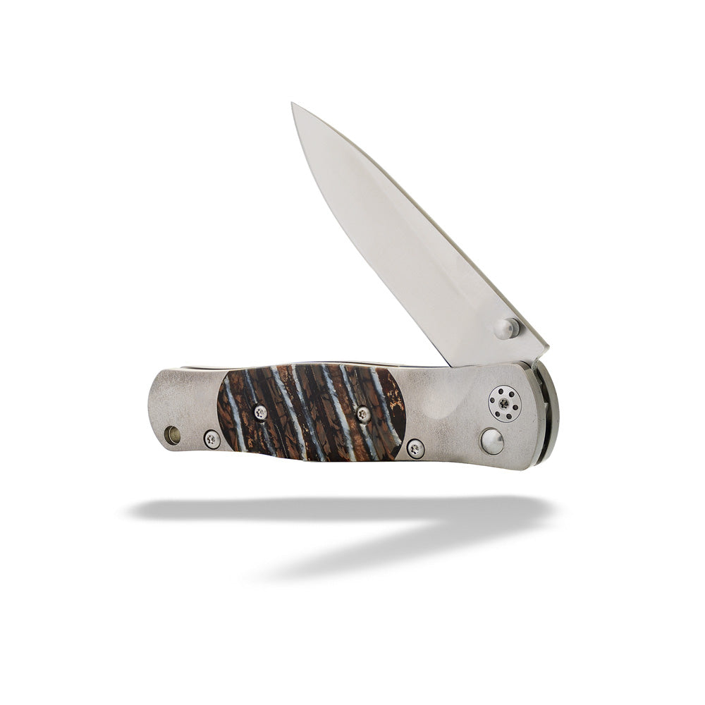 Custom Mammoth Tooth Knife by Santa Fe Stoneworks