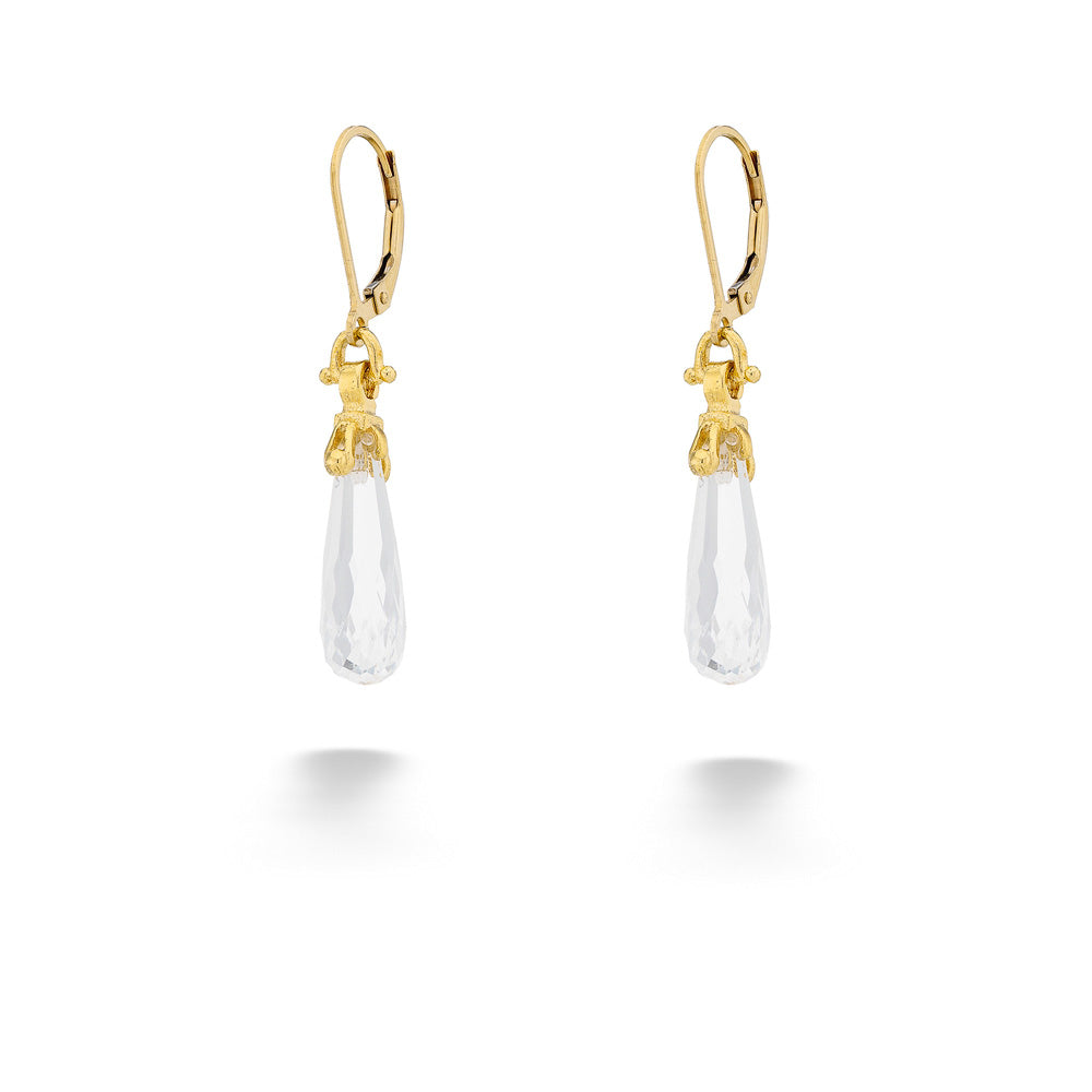 Rock Crystal Earrings by Anatoli