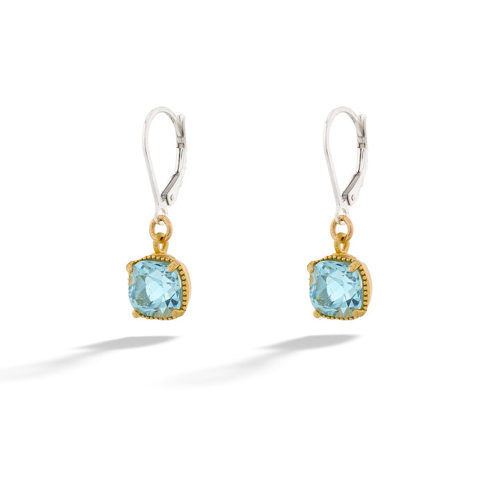 Blue Topaz Earrings by Anatoli