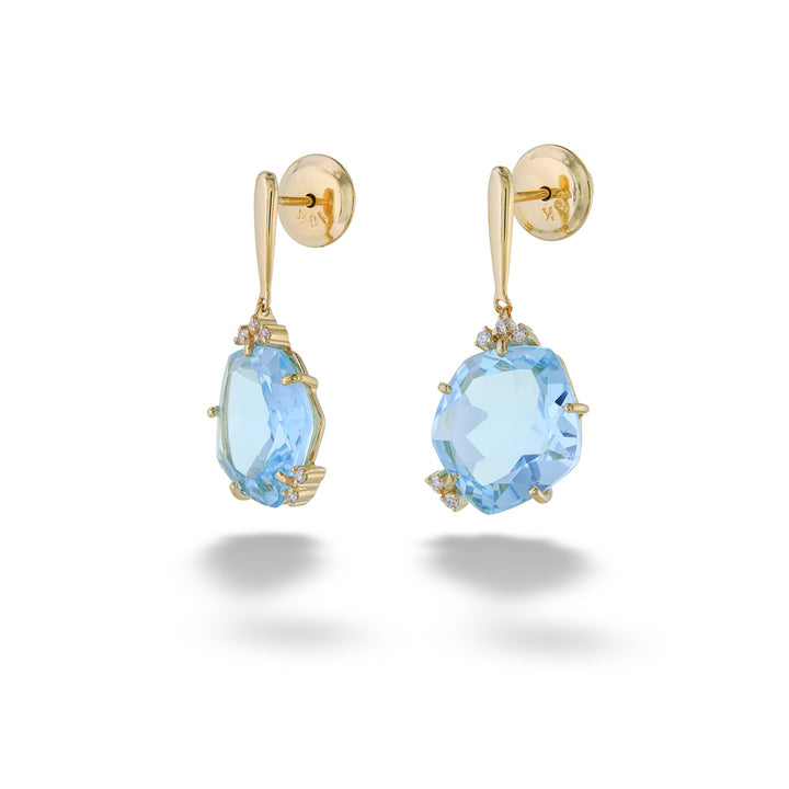Blue Topaz Dangle Earrings by Vianna Brasil