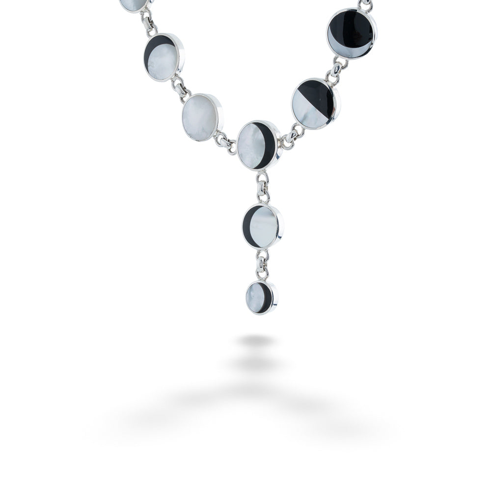 Moon Phases Necklace by Acleoni 