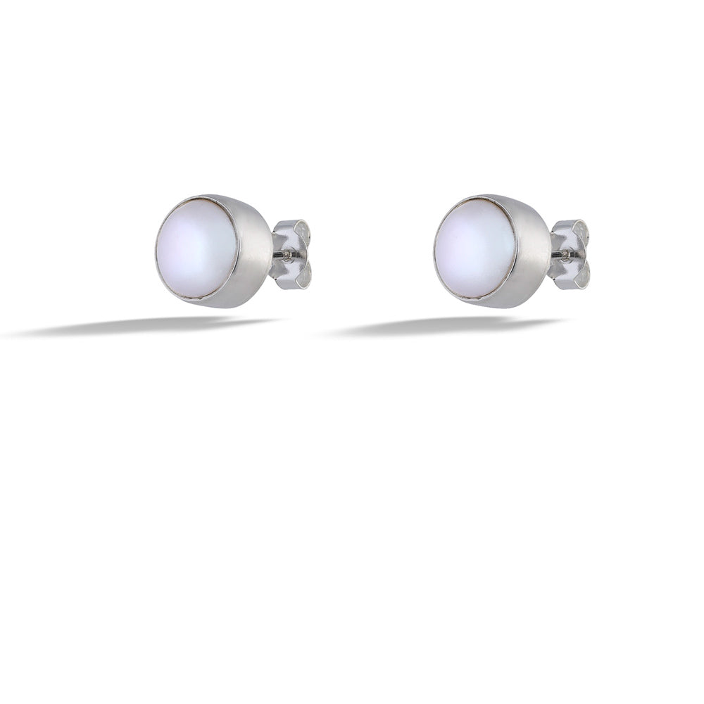 Pearl Stud Earrings by Acleoni