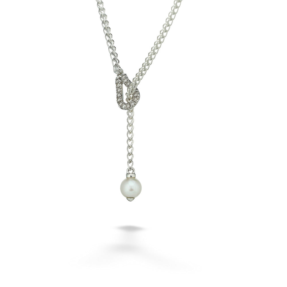 Diamond Pave "Y" Necklace by John Hardy