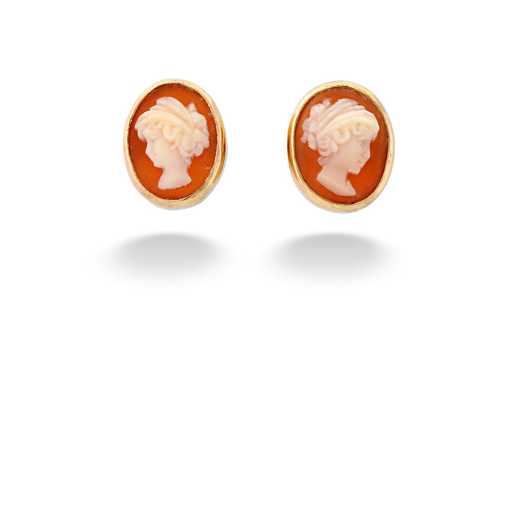 Cameo Stud Earrings