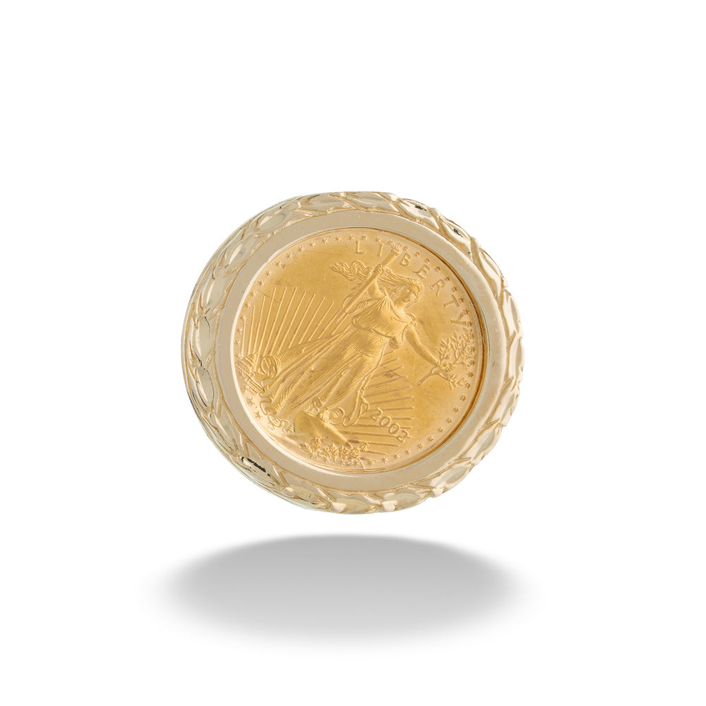 2002 Eagle Coin Ring