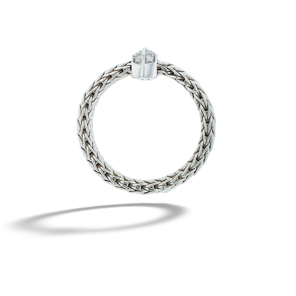 Chain Link Diamond Ring by John Hardy