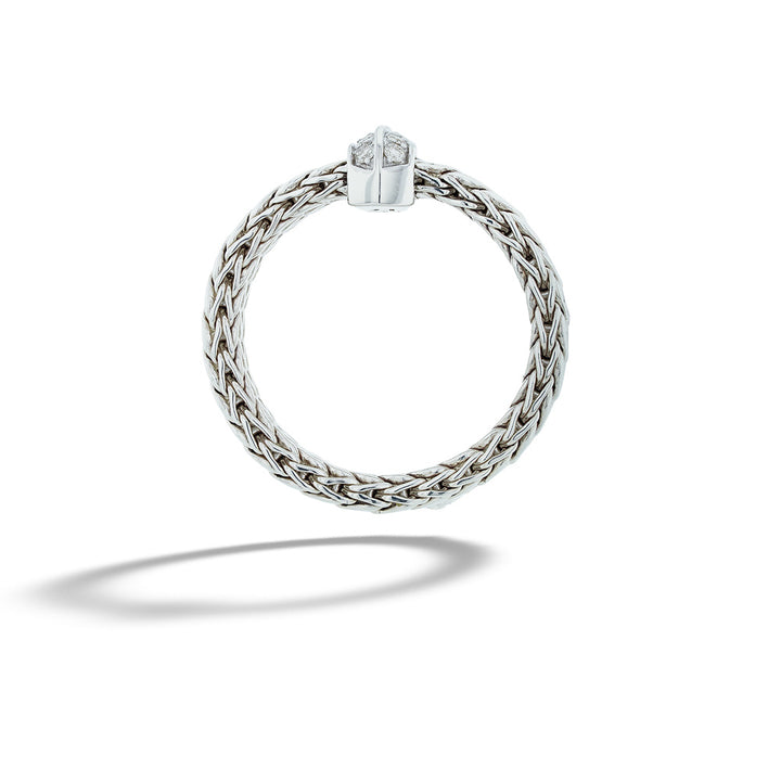 Chain Link Diamond Ring by John Hardy