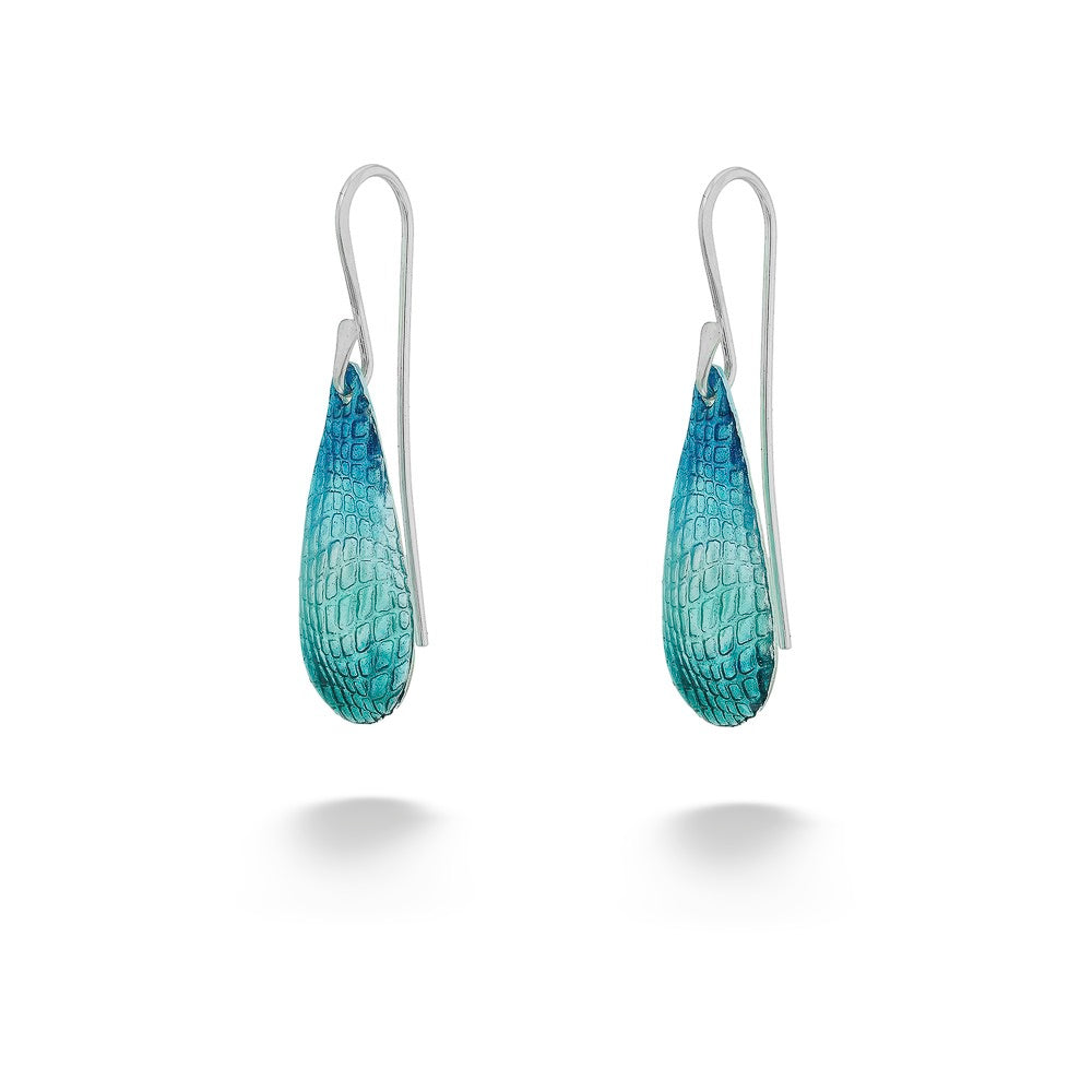 Blue Spacetime Earrings by Heart, Hand & Fire