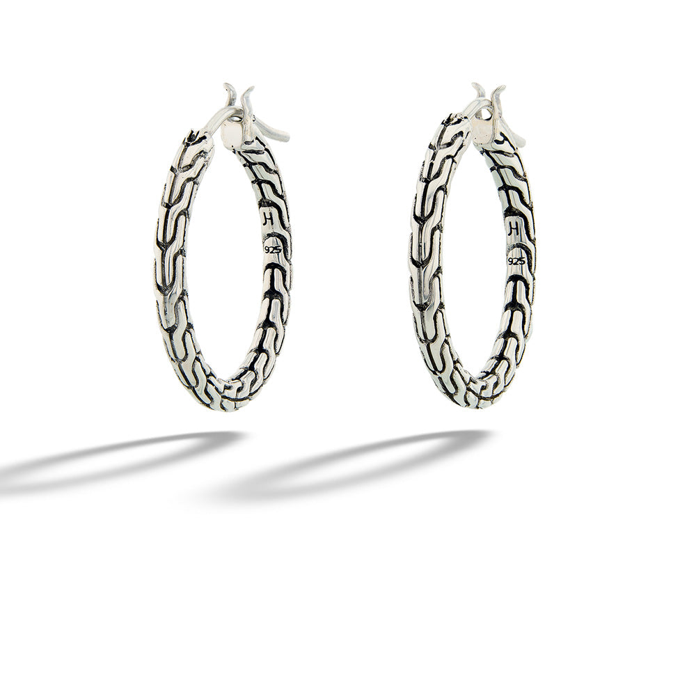 Silver "Essentials" Hoops by John Hardy - 22mm