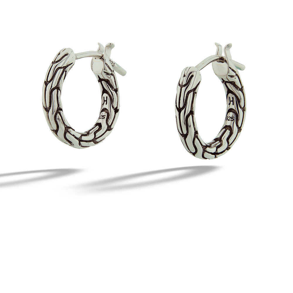 Silver "Essentials" Hoops by John Hardy - 14mm