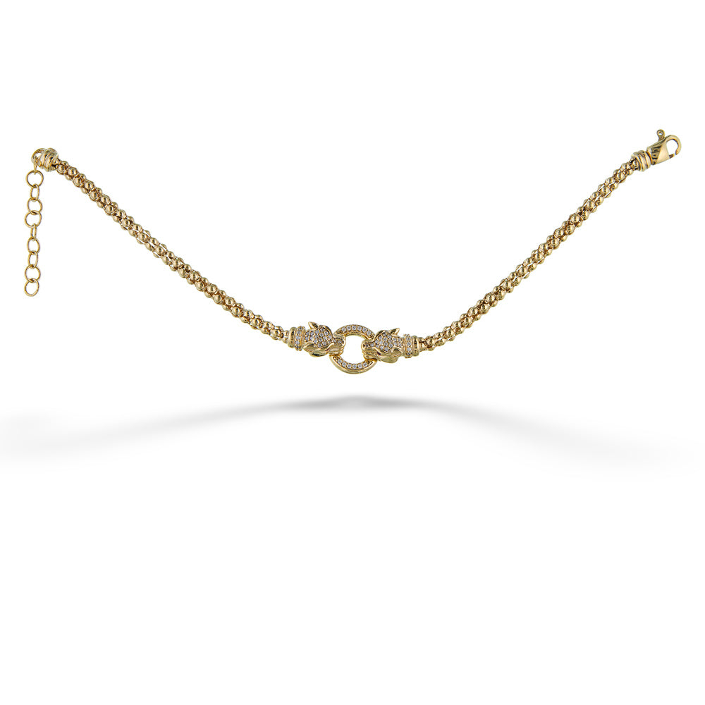 Double Lioness Bracelet by Miss Mimi