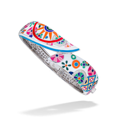 Multi Color Pashmina Bracelet by Belle Etoile