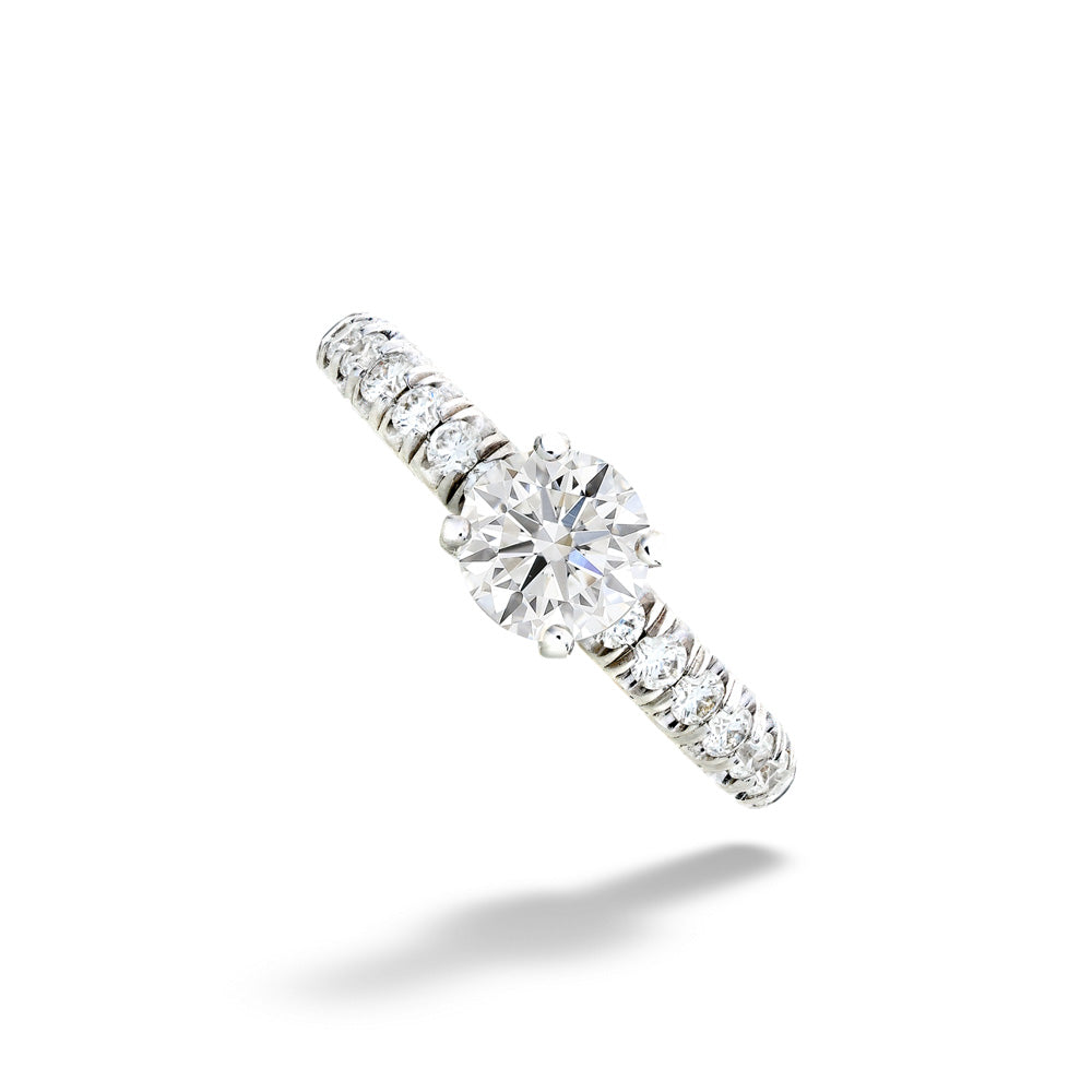 0.80ct Round Diamond Center Semi-Mount Ring by Coast
