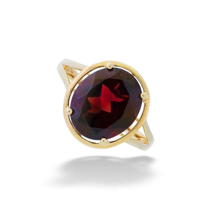 Oval Garnet Ring
