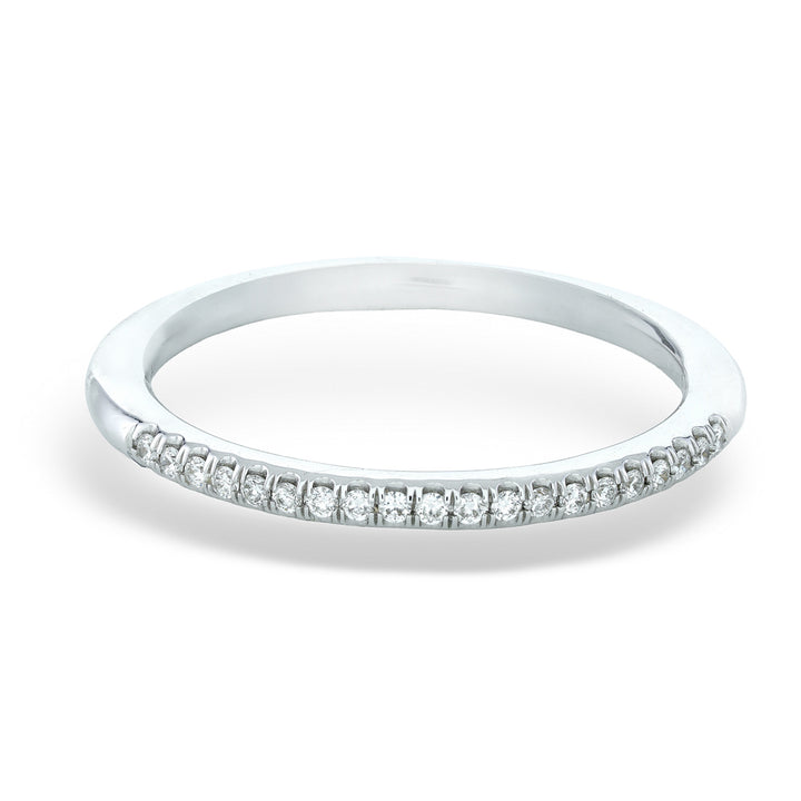 0.08tdw Diamond 14K White Gold Band by Coast